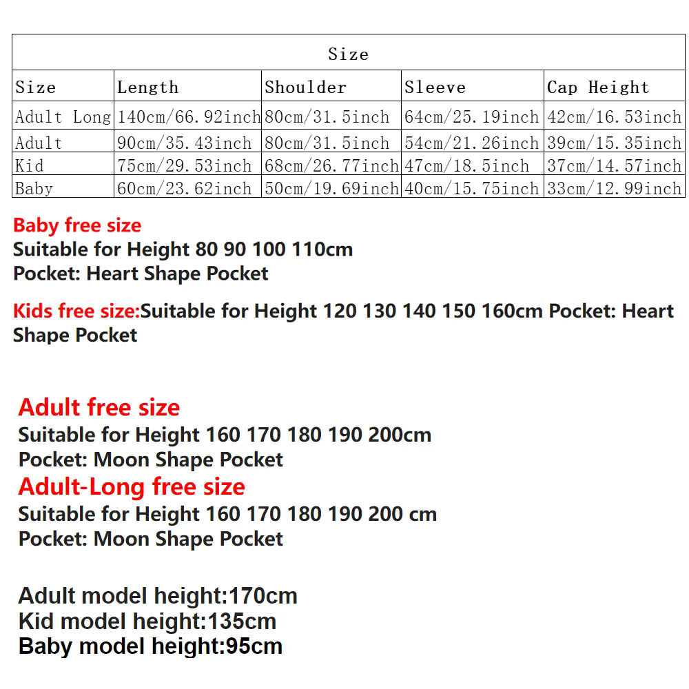 Size Guide For Ultimate Oversized Blanket Hoodie - Merry & Cosy