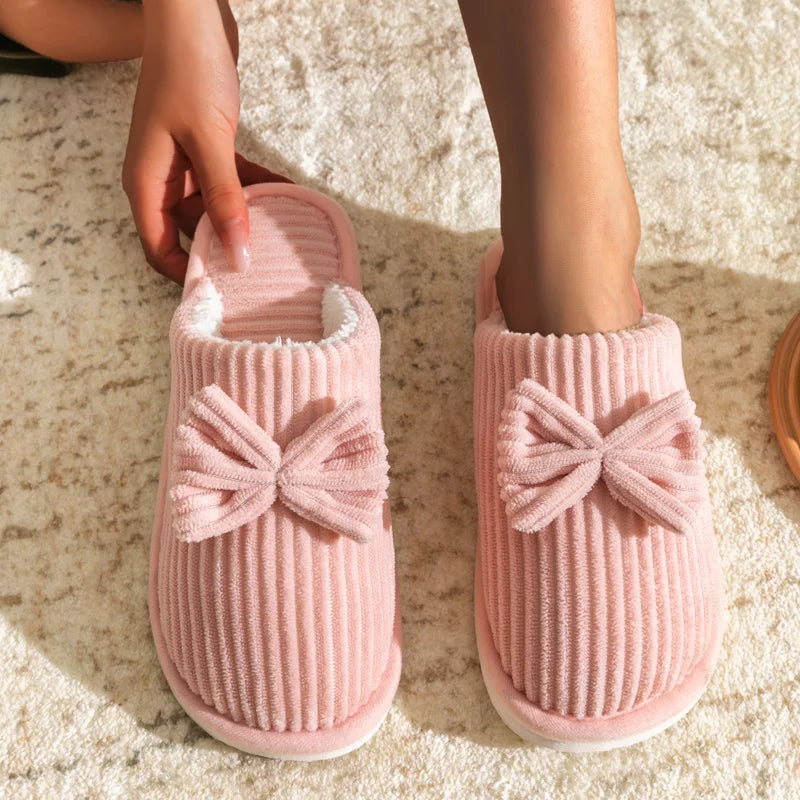 The Coquette Bow Slippers