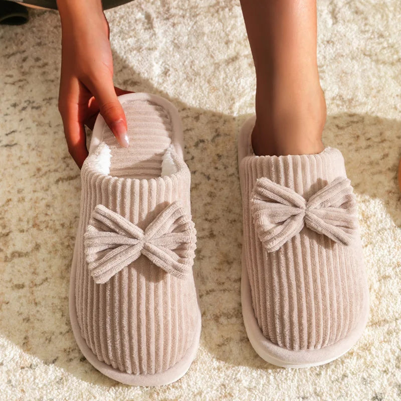 The Coquette Bow Slippers