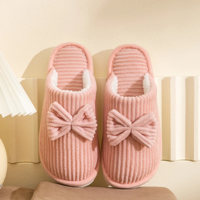 The Coquette Bow Slippers