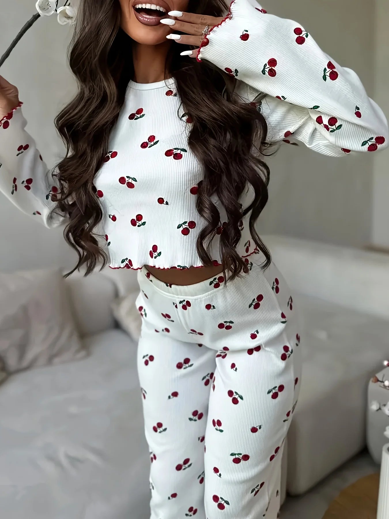 Cherry Bomb Y2K Pyjama Set - Merry & Cosy