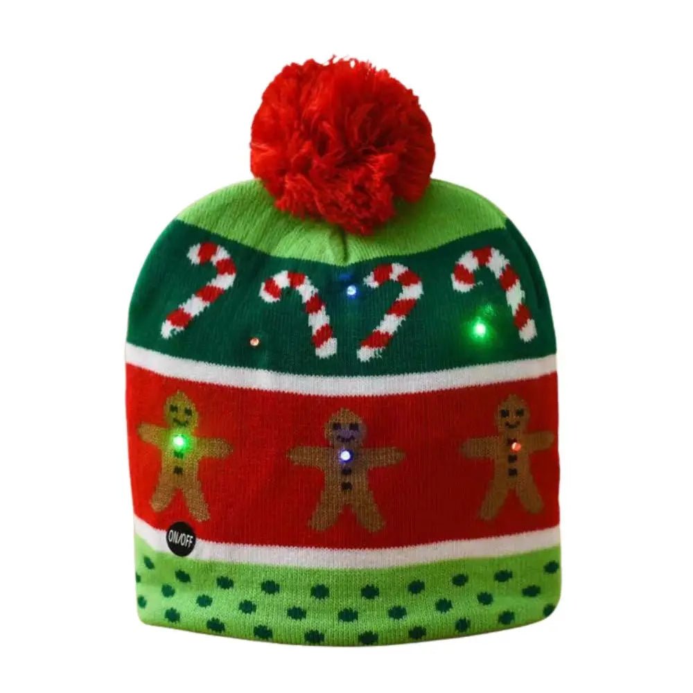 Christmas LED Light Up Beanies - Merry & Cosy