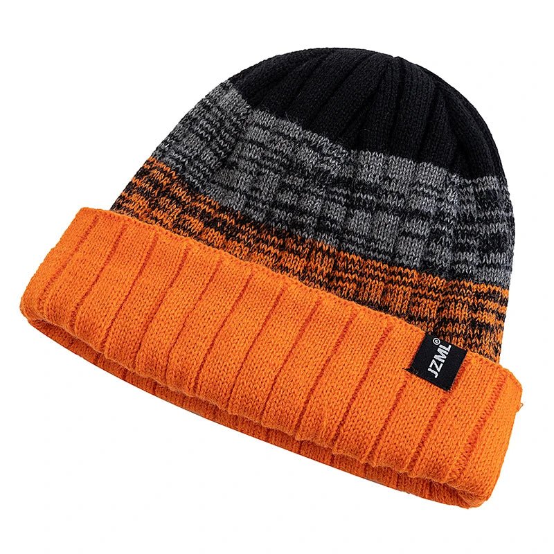 Cozy Knit Striped Beanie Hat – Unisex Winter Everyday Essential - Merry & Cosy