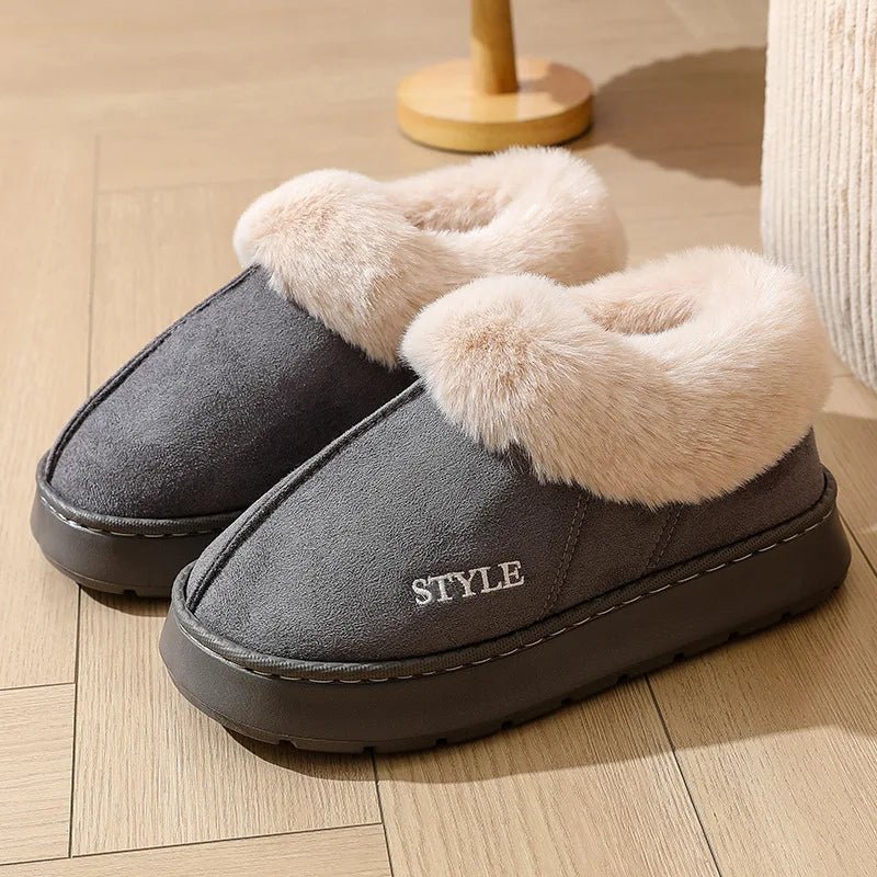 Cozy Plush Women’s Fuzzy Winter Ankle Boots - Merry & Cosy