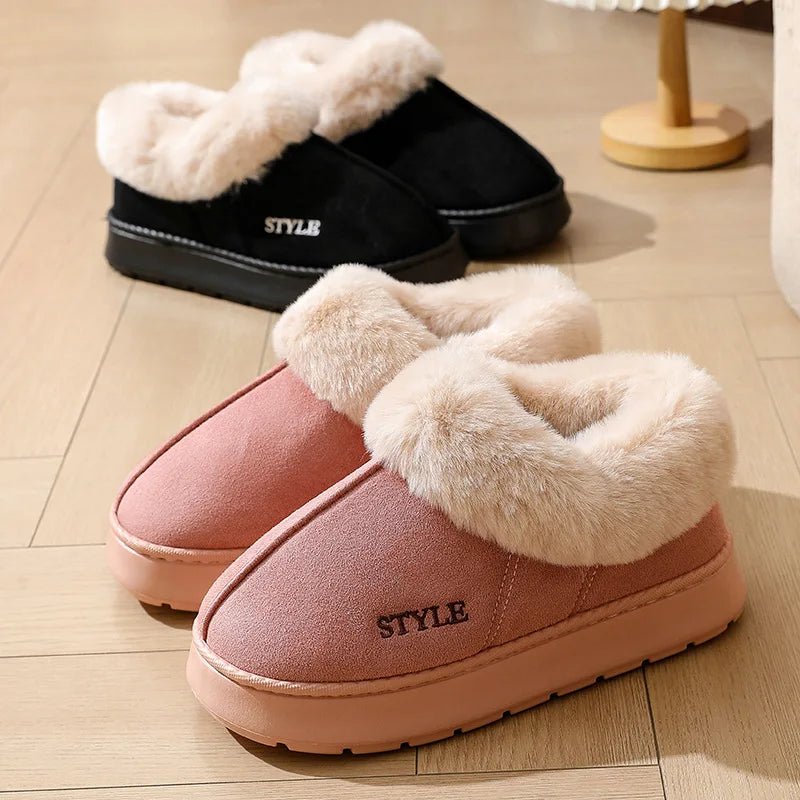 Cozy Plush Women’s Fuzzy Winter Ankle Boots - Merry & Cosy