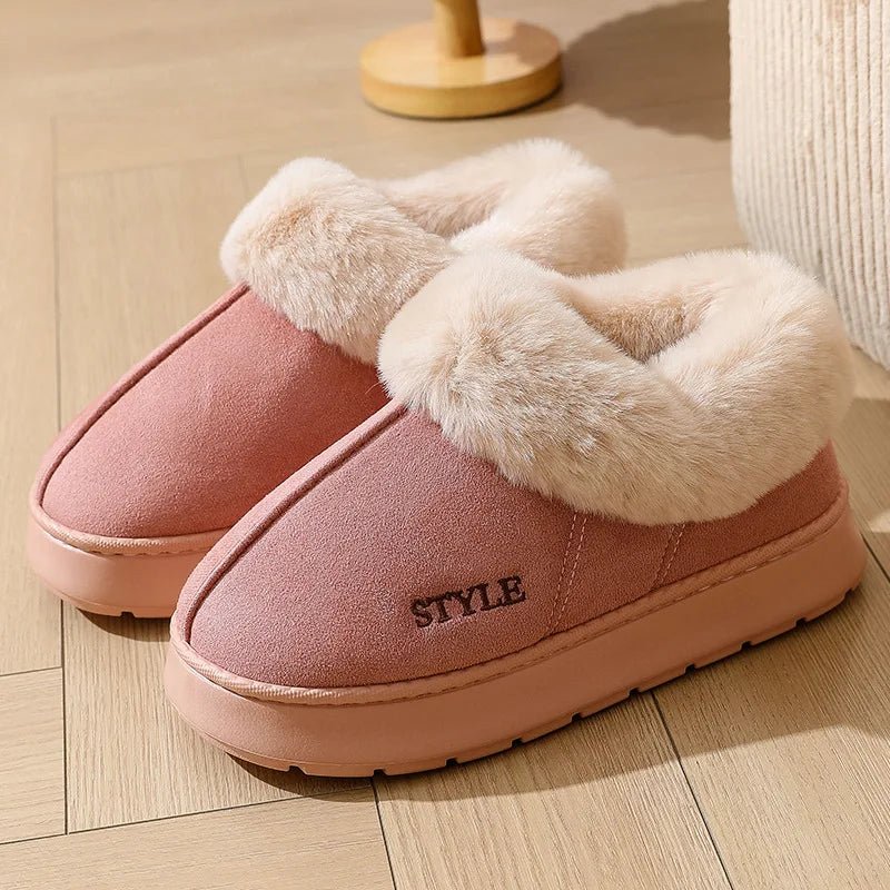 Cozy Plush Women’s Fuzzy Winter Ankle Boots - Merry & Cosy
