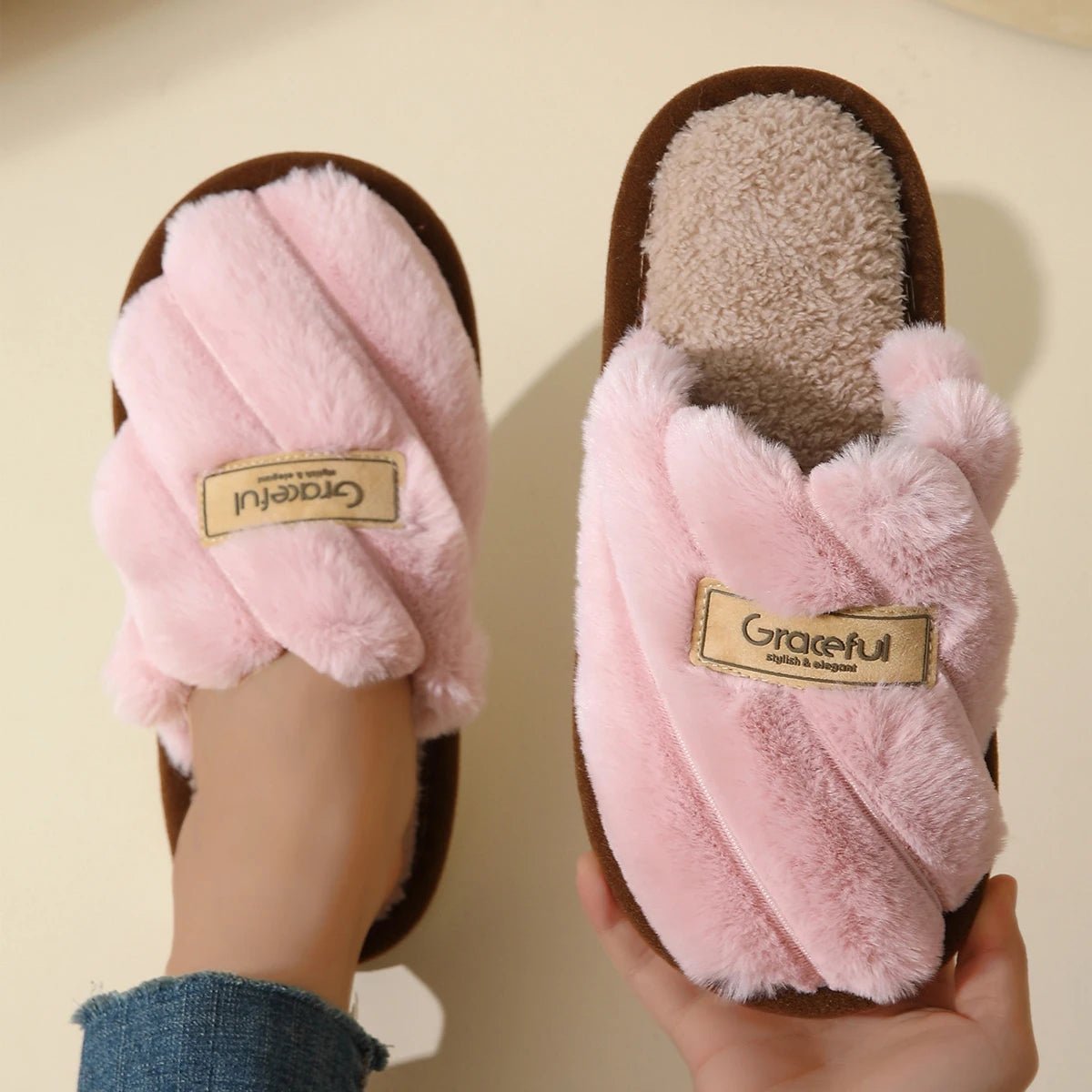 Cozy Plush Women’s Winter Slippers – Soft Indoor Comfort Shoes - Merry & Cosy