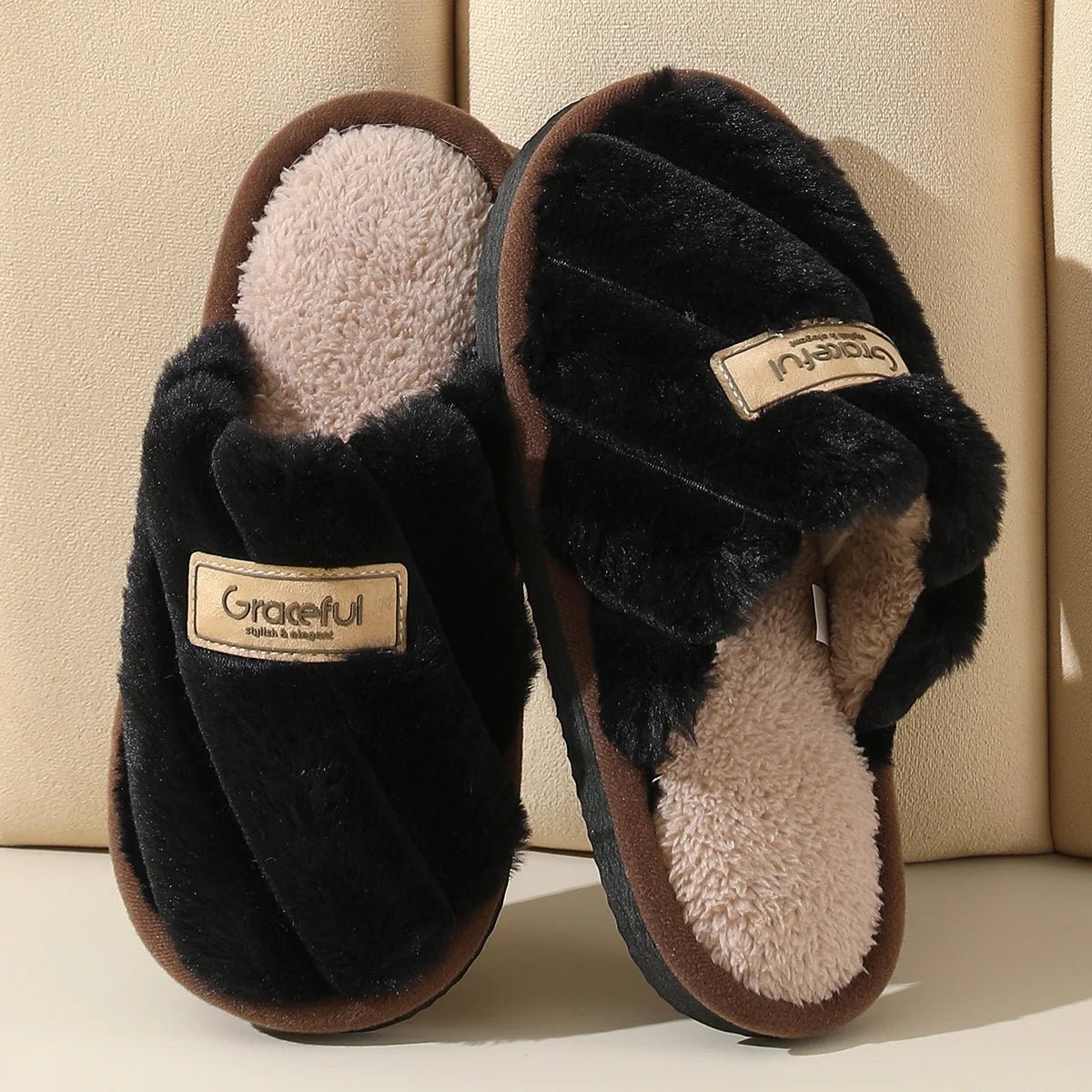 Cozy Plush Women’s Winter Slippers – Soft Indoor Comfort Shoes - Merry & Cosy
