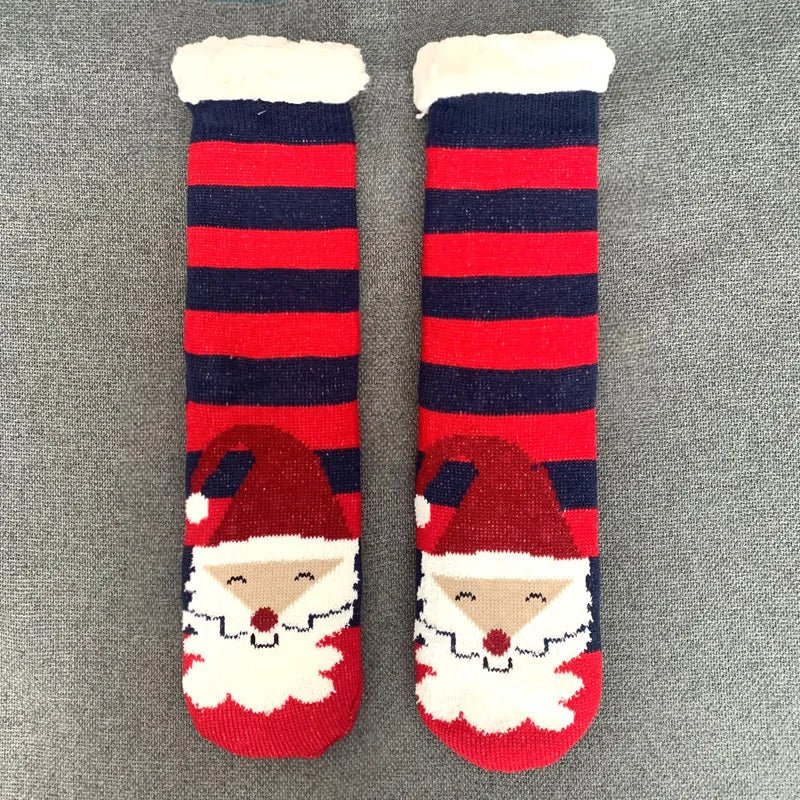 Fluffy Christmas Lounge Socks for Women - Merry & Cosy