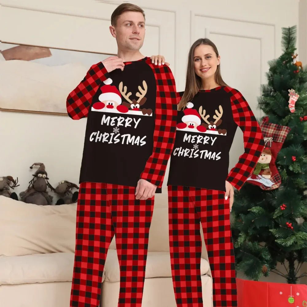 Jolly Reindeer Matching Christmas Sleepwear - Merry & Cosy