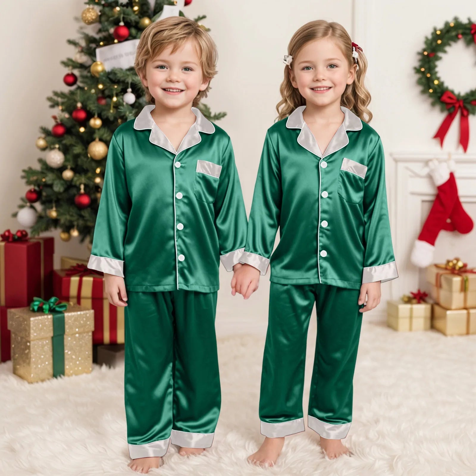Luxury Kids Christmas Pyjamas - Merry & Cosy