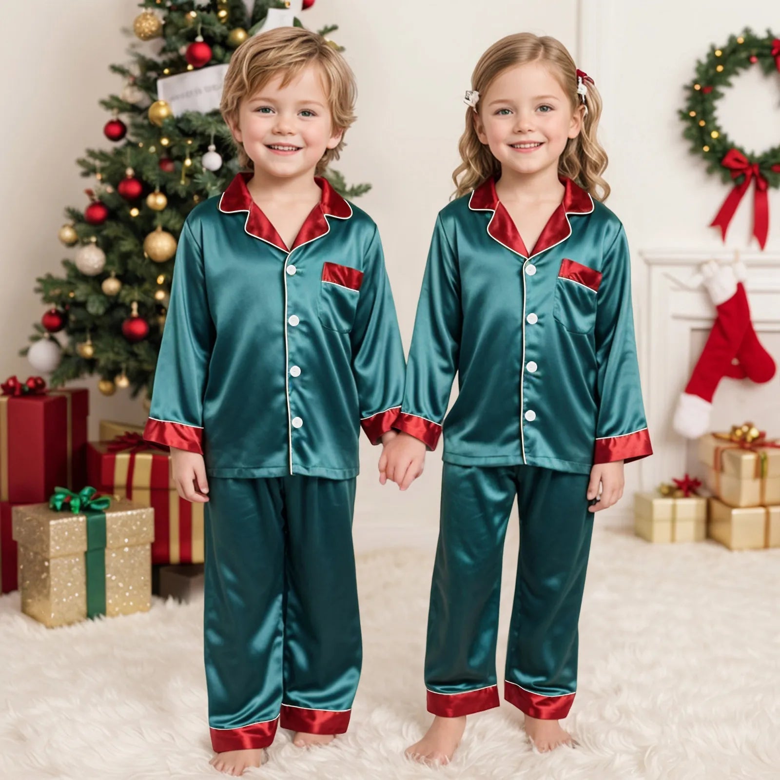 Luxury Kids Christmas Pyjamas - Merry & Cosy