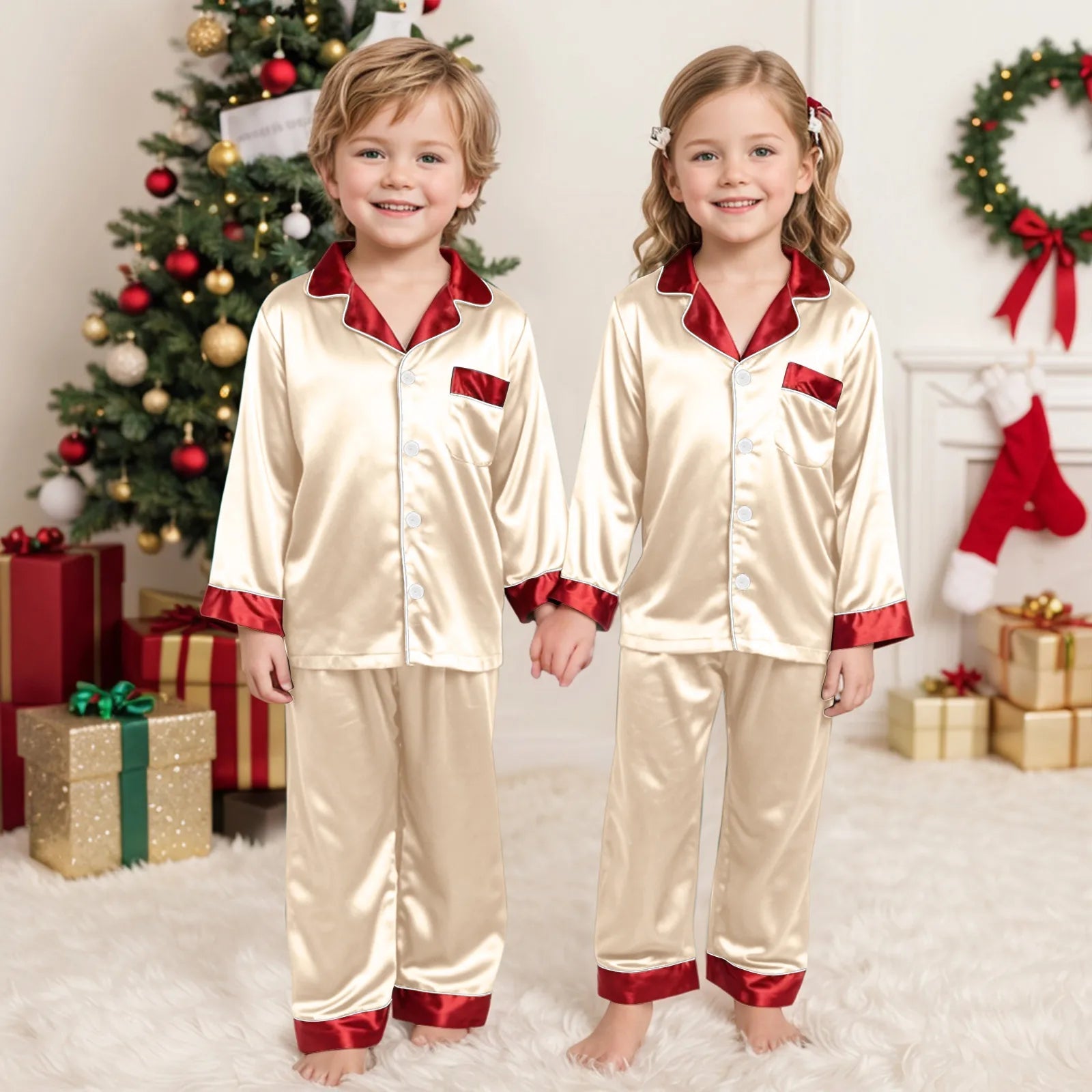 Luxury Kids Christmas Pyjamas - Merry & Cosy