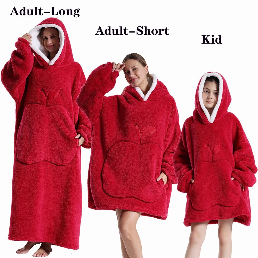 Matching Family Oversized Blanket Hoodies - Merry & Cosy