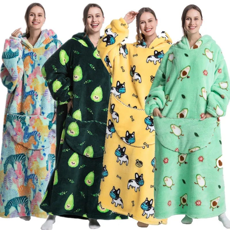 Matching Family Oversized Blanket Hoodies - Merry & Cosy