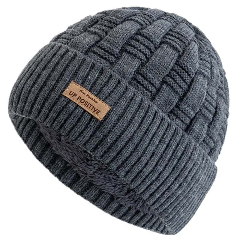 Ribbed Knit Beanie Hat – Warm Winter Beanie for Men & Women - Merry & Cosy
