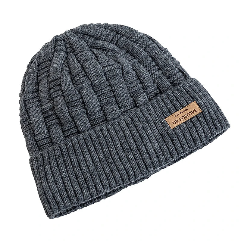 Ribbed Knit Beanie Hat – Warm Winter Beanie for Men & Women - Merry & Cosy