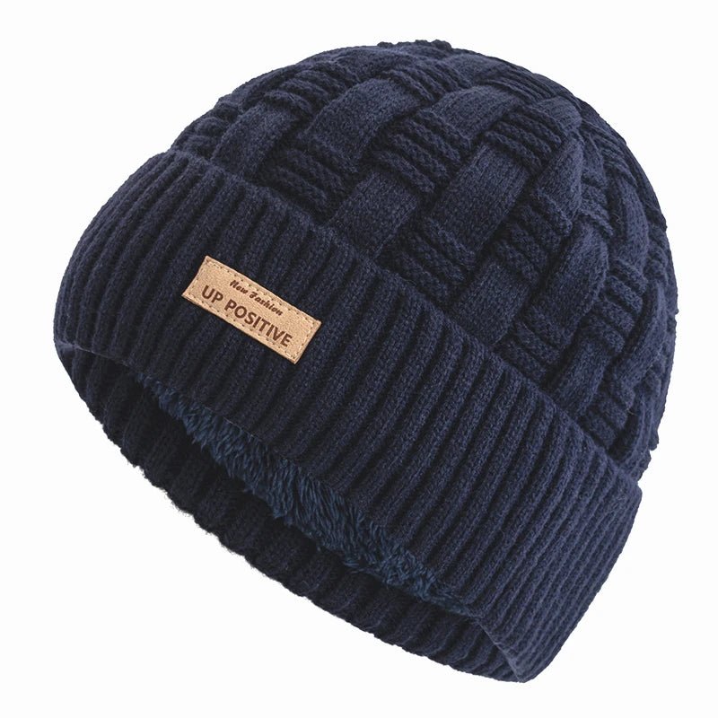 Ribbed Knit Beanie Hat – Warm Winter Beanie for Men & Women - Merry & Cosy