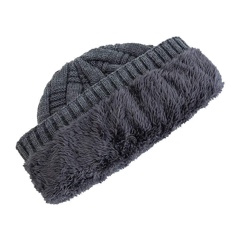 Ribbed Knit Beanie Hat – Warm Winter Beanie for Men & Women - Merry & Cosy