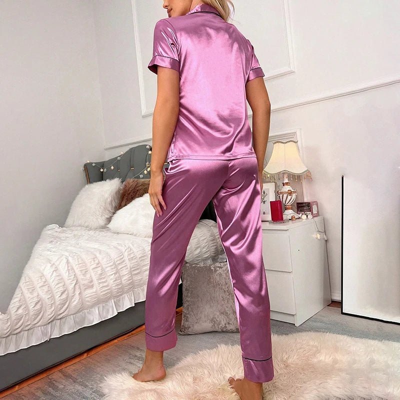 Sweetheart Luxe Satin Pyjama Set - Merry & Cosy