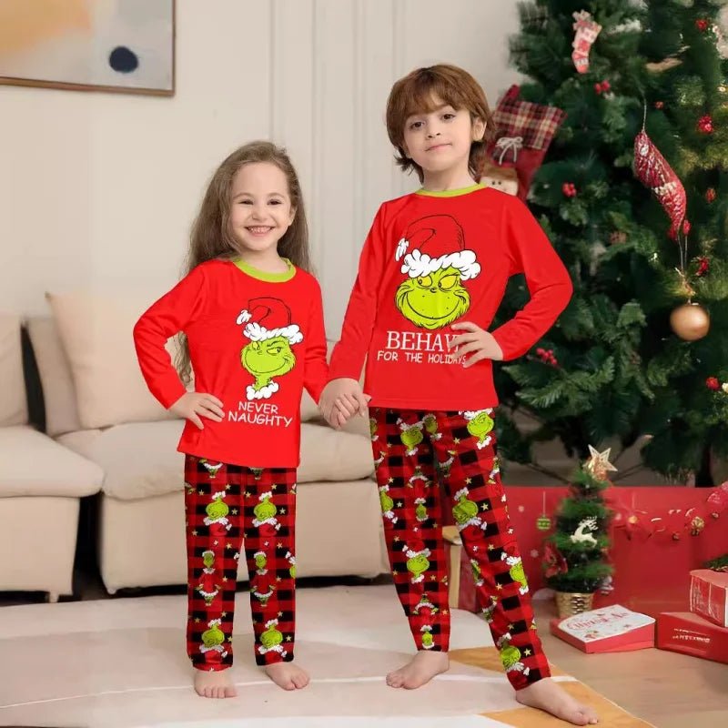 The Grinch Matching Family Christmas Pyjamas - Merry & Cosy