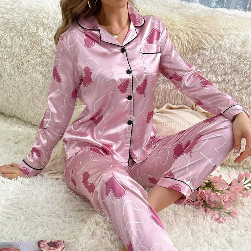 The Ultimate Satin Pyjama Set - Merry & Cosy