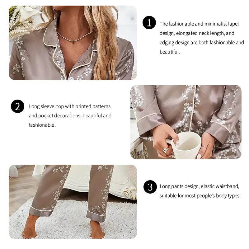 The Ultimate Satin Pyjama Set - Merry & Cosy