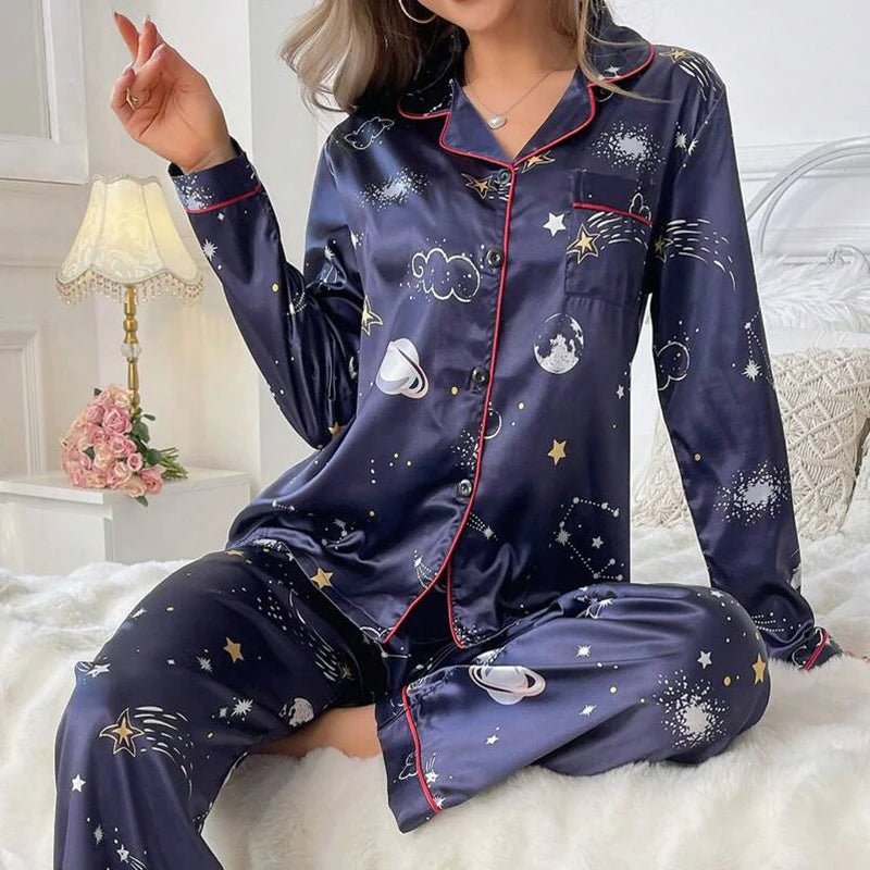 The Ultimate Satin Pyjama Set - Merry & Cosy