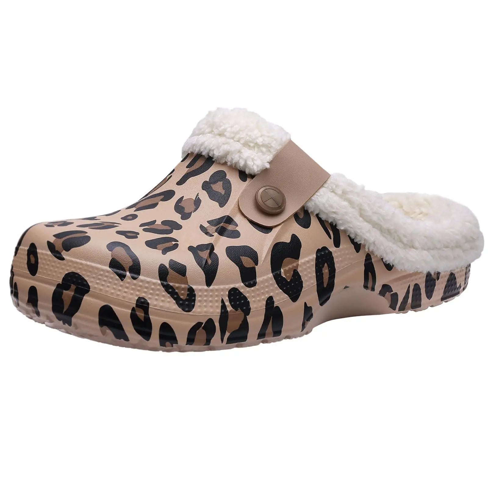 Waterproof Fur - Lined Slippers for Men & Women - Anti - Slip Indoor & Outdoor Winter Clogs - Merry & Cosy