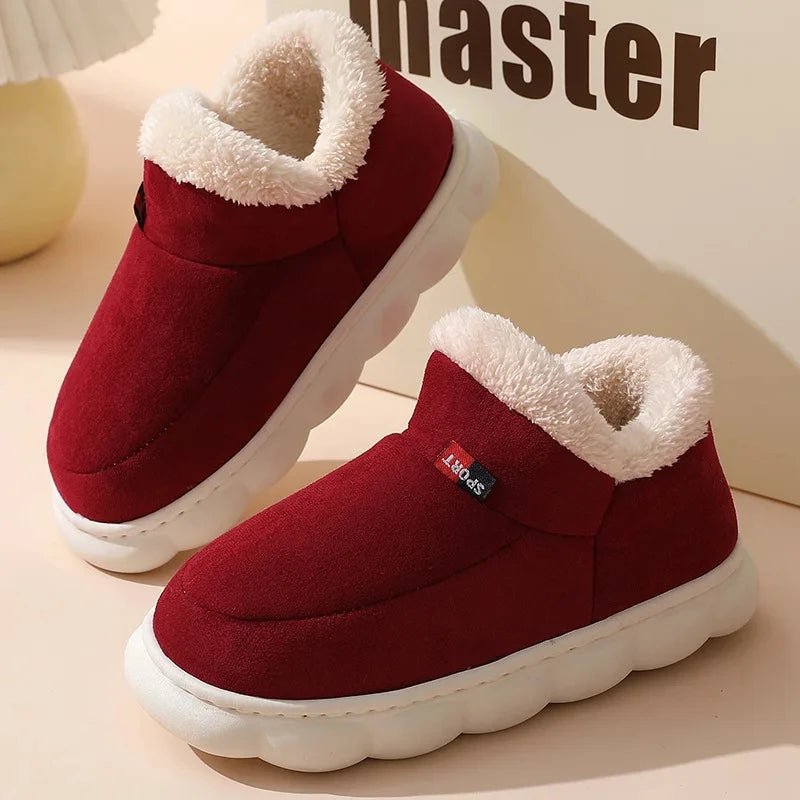 Winter Plush Lining Slippers - Merry & Cosy