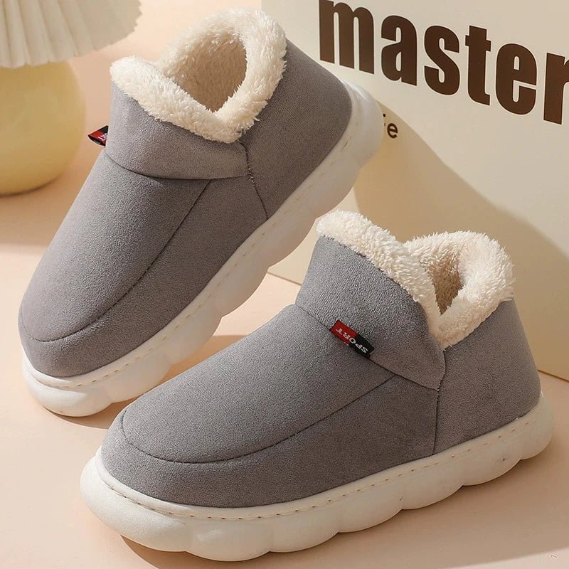 Winter Plush Lining Slippers - Merry & Cosy