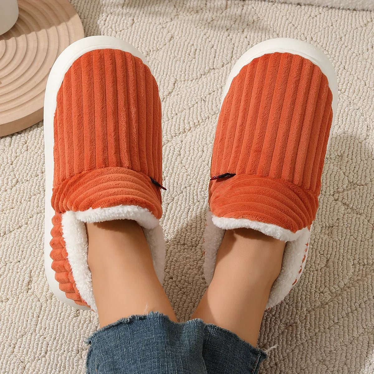 Winter Plush Lining Slippers - Merry & Cosy