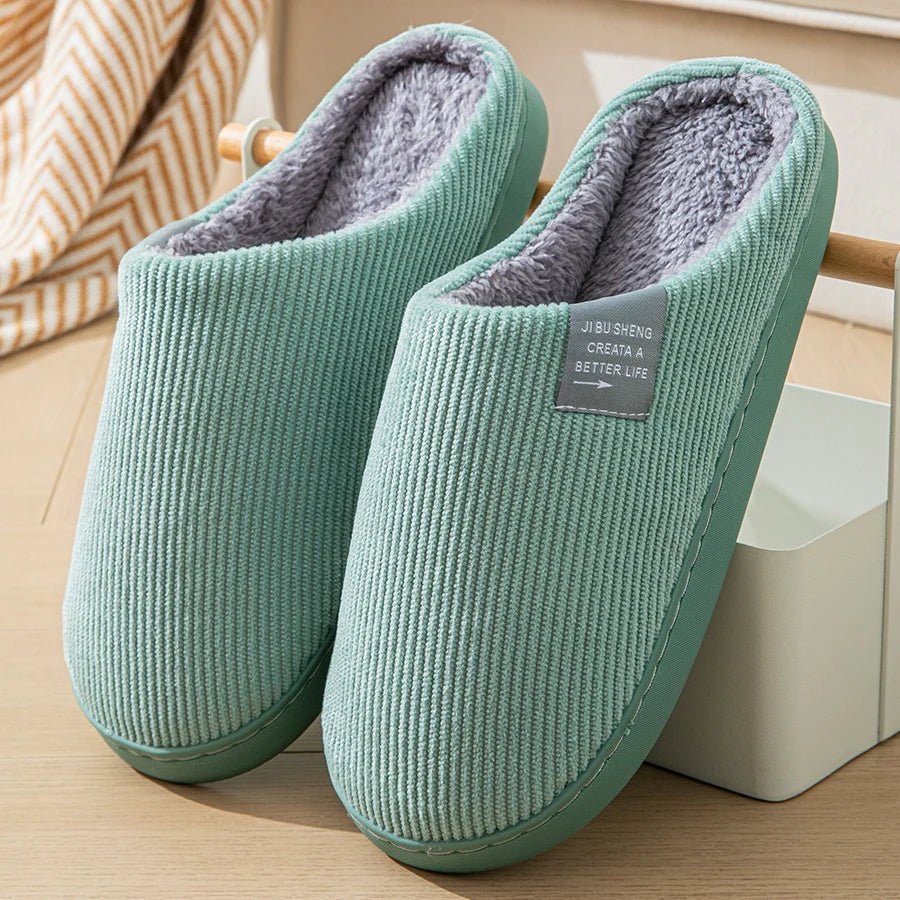 Women’s Corduroy Slippers - Merry & Cosy