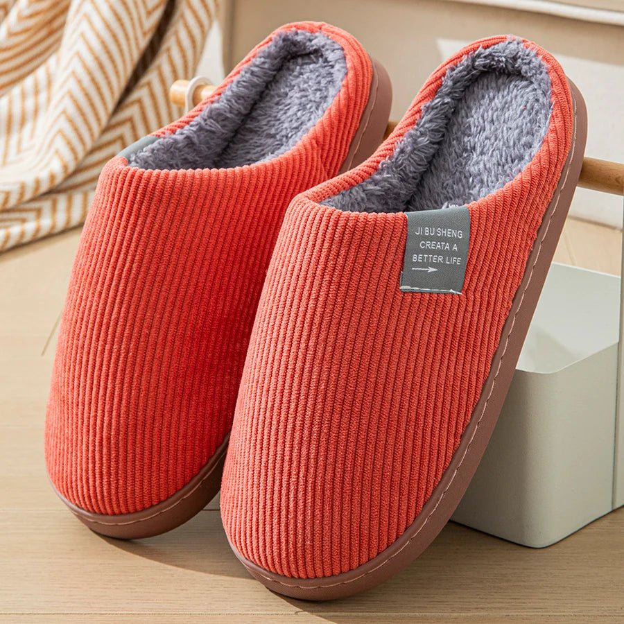 Women’s Corduroy Slippers - Merry & Cosy