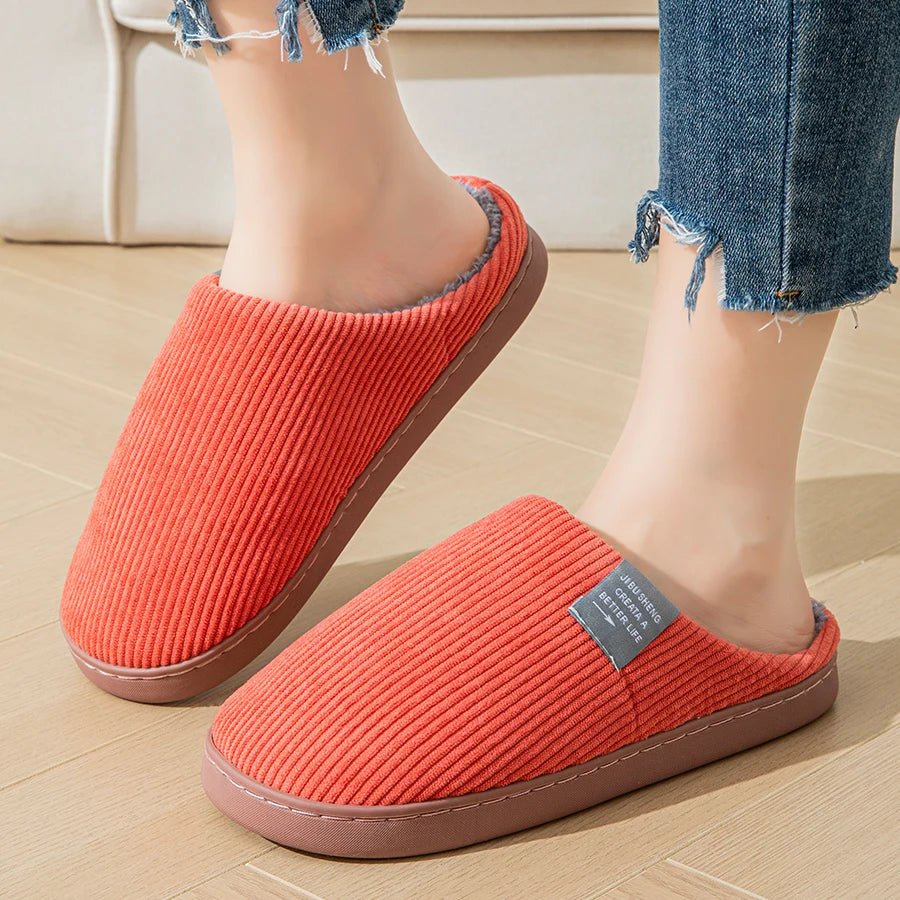 Women’s Corduroy Slippers - Merry & Cosy