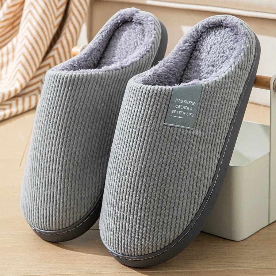 Women’s Corduroy Slippers - Merry & Cosy