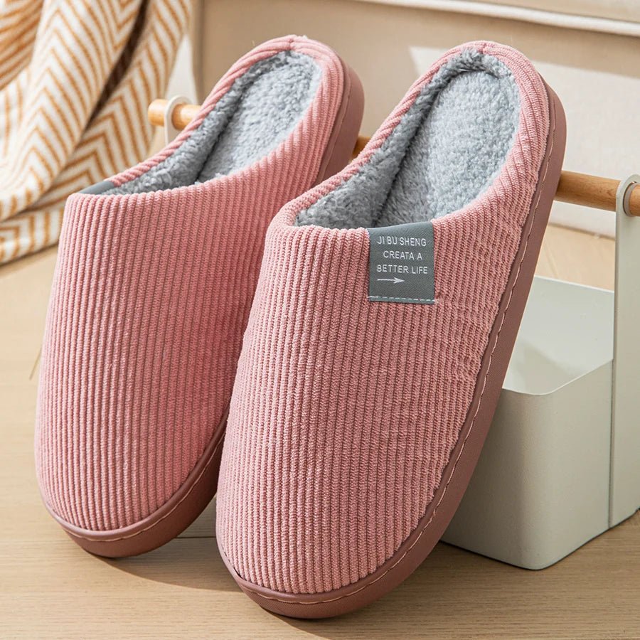 Women’s Corduroy Slippers - Merry & Cosy