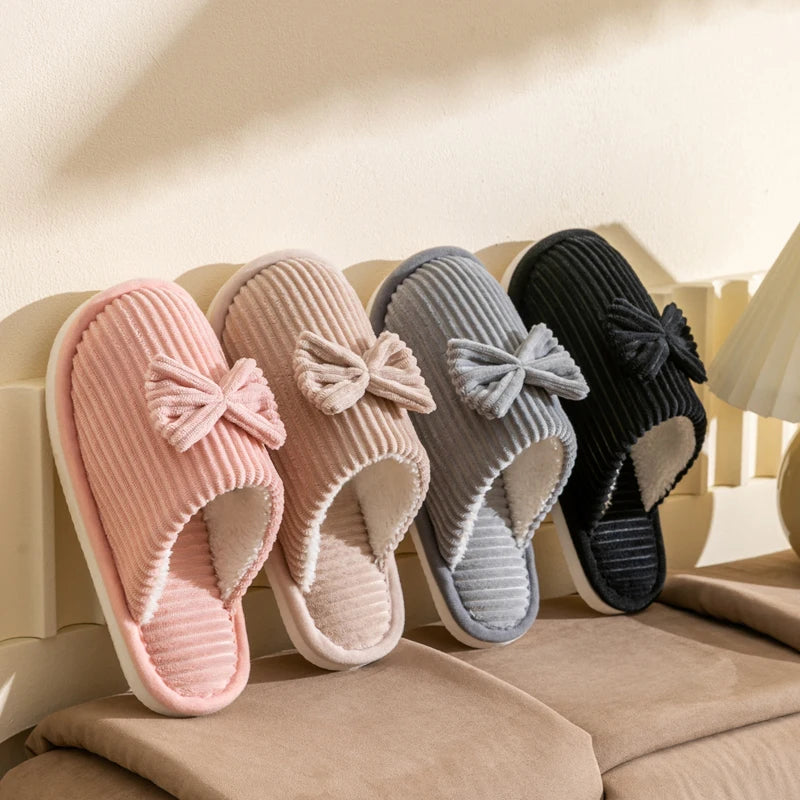 The Coquette Bow Slippers