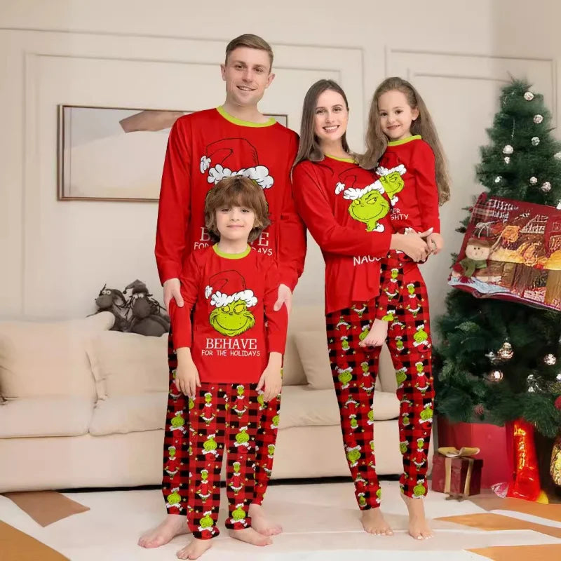 The Grinch Matching Family Christmas Pyjamas