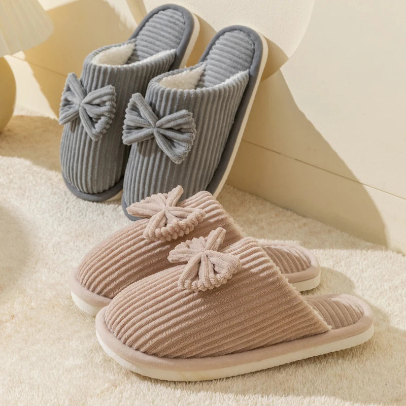 The Coquette Bow Slippers