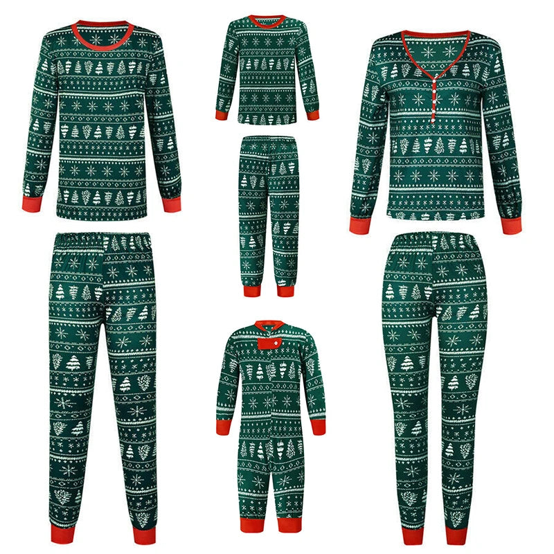 Festive Forest Family Christmas Sleepwear