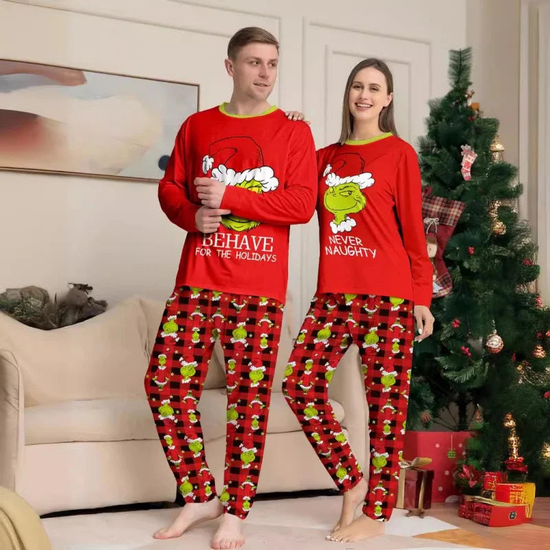 The Grinch Matching Family Christmas Pyjamas