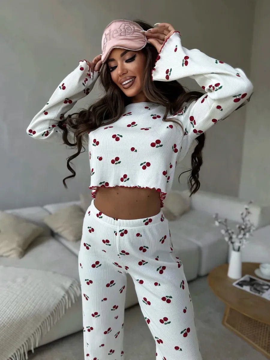 Cherry Bomb Y2K Pyjama Set - Merry & Cosy