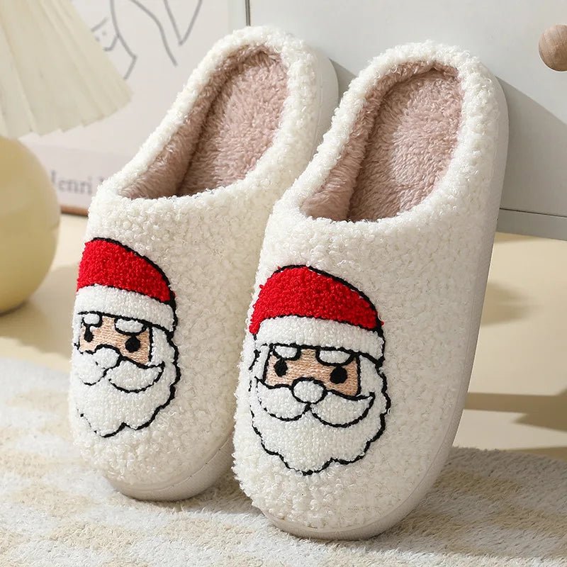 Christmas Cheer Plush Slippers - Merry & Cosy