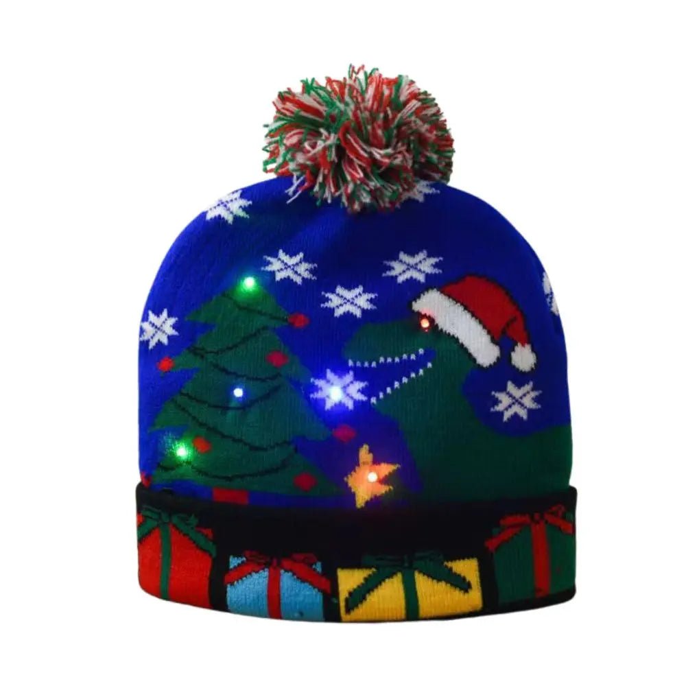 Christmas LED Light Up Beanies - Merry & Cosy