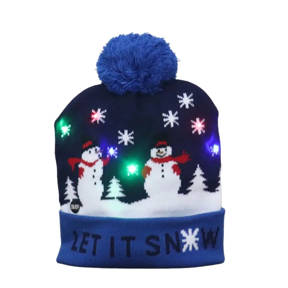 Christmas LED Light Up Beanies - Merry & Cosy