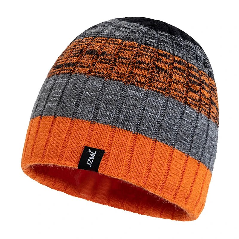 Cozy Knit Striped Beanie Hat – Unisex Winter Everyday Essential - Merry & Cosy