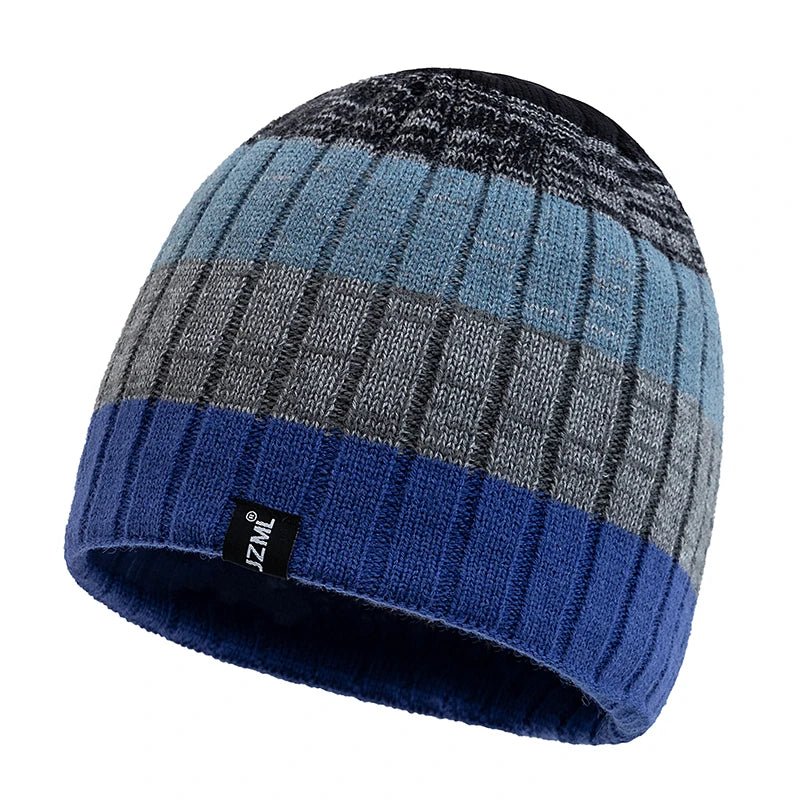 Cozy Knit Striped Beanie Hat – Unisex Winter Everyday Essential - Merry & Cosy