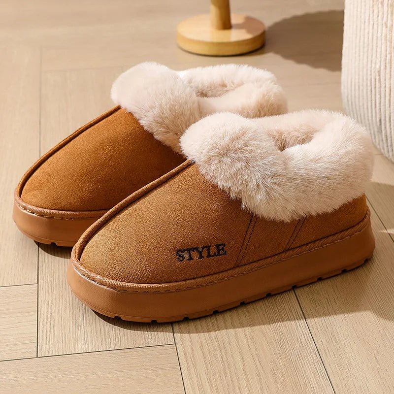 Cozy Plush Women’s Fuzzy Winter Ankle Boots - Merry & Cosy