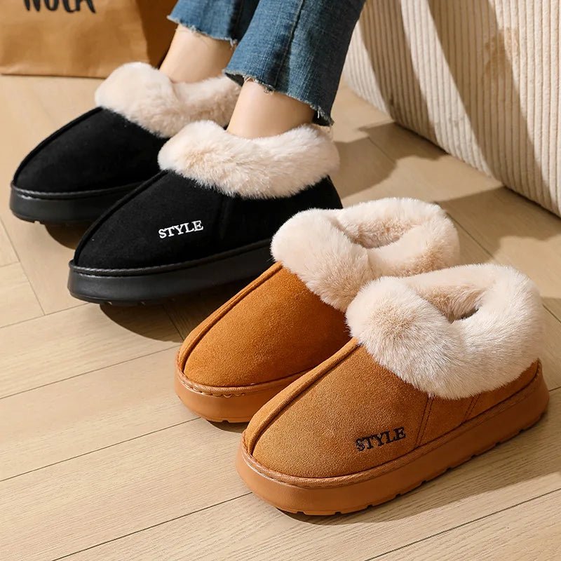 Cozy Plush Women’s Fuzzy Winter Ankle Boots - Merry & Cosy